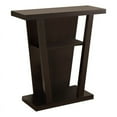 thumbnail image 1 of Coaster Table Console de Rangement Moderne en Bois avec 2 Étagères en Cappuccino, 1 of 3