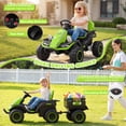 thumbnail image 5 of Farmdex 24V Ride on Toys with Remote & Battery Display, 7AH Big Battery Electric Go Kart, 6 Wheeler Ride on Tractor, 3-in-1 Ride on ATV w/ BLuetooth, Light Control, 5 MPH, Aged 3-8, Green, 5 of 8