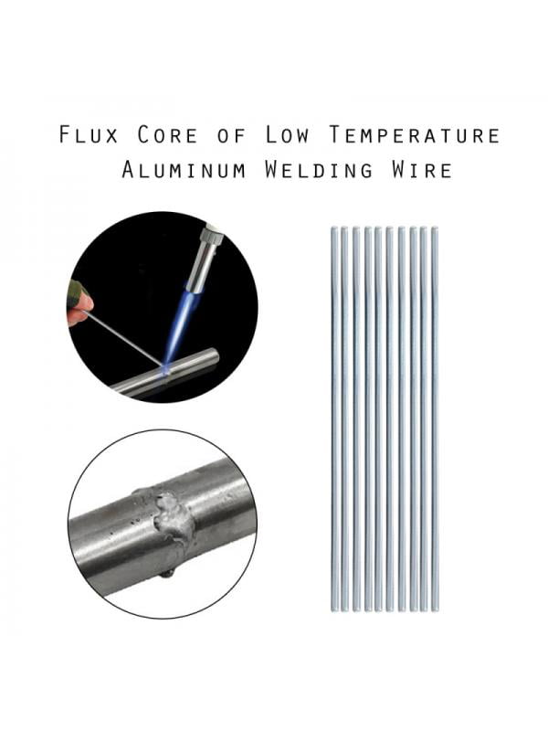 Flux Cored Low Temperature Brazing Rod Wire 500x2.0mm for Aluminum Repairing Welding Brazing Aluminum Welding Rods A. Al-Al Rod 50pcs