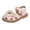 Pink, variant on THJRPQJFD Girls Sandals Size 5 Toddler Sandals Jelly Sandals Toddler Girl Shoes Size 7 Flower Girl Gold Shoes Kids Tap Shoes, Pink 3-3.5 Years