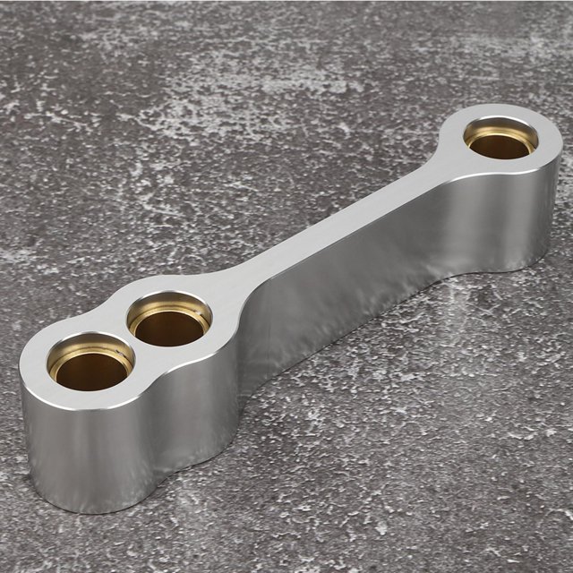 Enlace de descenso de motocicleta BuyWeek aluminio plateado Rendimiento de alta gama