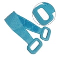 thumbnail image 3 of Cateissary Cepillos mágicos de silicona Toalla de baño Frotar la espalda Banda de Correa Ducha Depurador Silicona Exfoliante Limpiar la piel Juegos de accesorios de baño Azul Azul, 3 of 6