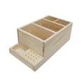 thumbnail image 2 of Taladro de uñas de madera, soporte de madera para práctica de uñas en el hogar, contenedor de caja de exhibición DIY duradero Premium Yuyangstore Soporte para brocas de uñas, 2 of 8
