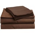 thumbnail image 1 of Microfiber Full Sheet Set Solid  Mocha, 1 of 1
