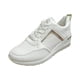 thumbnail image 1 of Zapatos para mujer, de gran tamaño, suela gruesa, tacón inclinado, informales, con cordones y suela de malla, deportivos para correr, botas vaqueras., 1 of 3