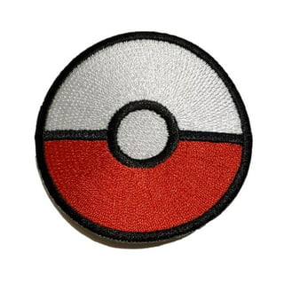 Pokemon Patch Trainer PokeBall Embroidered Iron-On 2.5