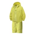 thumbnail image 2 of Short Sets for Men Lightweight Sun Protection Long Sleeve Zip Up Hooded Jacket and Shorts 2 Piece Matching Set Summer Outfits, 2 of 5