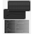 Inlife Dual Solar Panel 12in Duct 200 CFM Ventilation Fan 45Db, 3000 RPM for Chicken Coop - Black