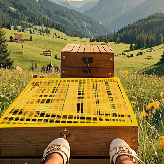 Excluder Separator Cuttable Beekeeping Tool for & Production Beekeeping Supplies Yellow 42X51