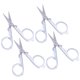 thumbnail image 1 of Tijeras plegables de acero inoxidable plateadas de 4 piezas, 1 of 3