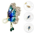 thumbnail image 6 of Butterfly Rhinestone Brooch Pin for Decoration with Premium Alloy Material Multi Color Fits Clothes, 6 of 7