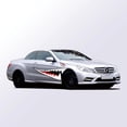 thumbnail image 3 of Amdohai Car Door Shark's Mouth Sticker Universal Auto Body Side Stickers Vinyl Waterproof Modified Decal Decoration 2PCS, 3 of 7