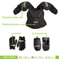 thumbnail image 6 of Champion Sports Lacrosse Gear Large - Rhino Combo Set Black, 6 of 6
