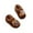 Coffee, variant on Utlike Toddler Slippers Winter House Slippers Boys Cozy Animal Themed Closed Back Shoes Warm Shoes For Kids Indoor Outdoor Soft Sole Non Slip Round Toe Home Footwear Size 18M-24M