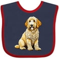 thumbnail image 3 of Inktastic Goldendoodle Dog Poodle Golden Retriever Boys or Girls Baby Bib, 3 of 4