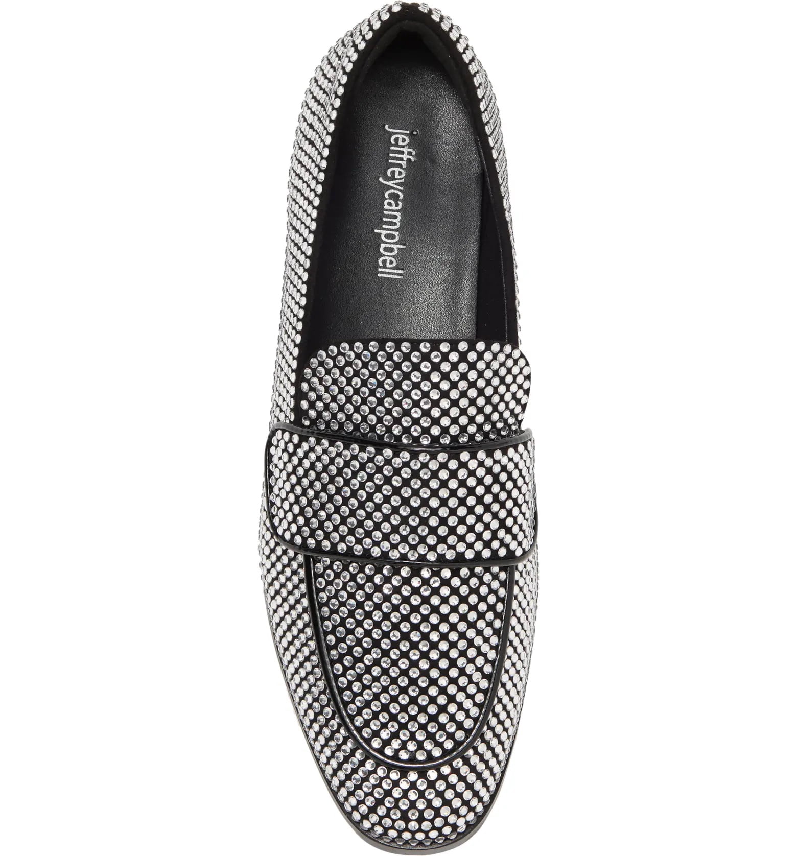 Jeffrey Campbell Velvit-JL Black Clear Fashion Slip On  display picture 1