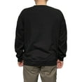 thumbnail image 4 of Fruit of the Loom Men's Crew Neck Sweatshirt Irregular Black S-4XL, 4 of 4