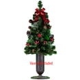 thumbnail image 4 of Sympathy Silks Artificial Christmas Tree 24" Red Bow Tree for a cemetery vase, 4 of 4