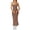 Brown, variant on JIRNDf Summer Maxi Dresses For Women Trendy Milk Silk Strap Soft Womens A Line Boho Dress Red L