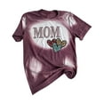 thumbnail image 2 of EQWLJWE Mom Shirts for Women Girl Mom Leopard T-Shirt Casual Letter Printed Mom of Girls Tee, 2 of 3