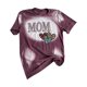 thumbnail image 1 of Mujeres verano casual moda sexy cuello redondo camisa tie-dye mama manga corta letras imprimir camisetas tops blusa Pompotops hkajfhjk464847, 1 of 3