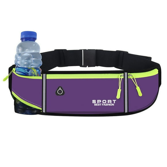 Running Fanny Pack Phone Holder Belt with Water Bottle Holder for Run Cycling Hiking Accessories