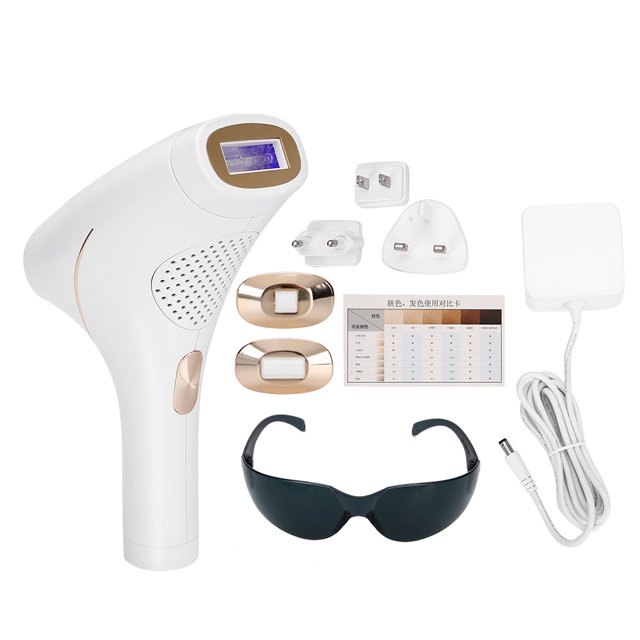 Máquina de depilación IPL Ice Care Dispositivo de depilación portátil indoloro para rostro y cuerpo Blanco 110-240 V