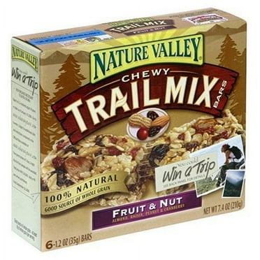 Nature Valley Fruit & Nut Chewy Granola Bars Trail Mix (Pack of 8)