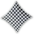 thumbnail image 2 of GZHJMY Houndstooth Black White Throw Pillow Covers Pillowcase Sofa Decor Back Cushion Case 2 Pack Office Car Holiday Birthday Housewarming Gift Spring Summer Party Favors 16" × 16", 2 of 5