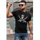 thumbnail image 2 of ABPHQTO Camiseta negra lisa para hombre con estampado de fantasmas, 2 of 5