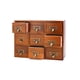 thumbnail image 1 of Organizador de cajones de escritorio QWORK, vintage, madera, 38 x 26 x 10 cm, 1 of 7