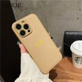 thumbnail image 3 of Luxury Custom Name DIY Leather Soft Case For iPhone 15 Pro Max 14 Pro Max 11 12 13 X S XR 7 8 Plus SE3 Personalize Initial Cover, 3 of 5