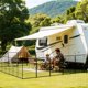 thumbnail image 4 of Valla para mascotas plegable de 8 paneles con puerta para interiores camping patio 140x70x80 cm, 4 of 7