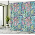 thumbnail image 4 of Ambesonne Paisley Shower Curtain, Bohem Colorful, 69"Wx84"L, Multicolor, 4 of 4
