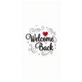 thumbnail image 3 of Welcome Back Theme Party Banner Heart Design Background Wedding Event Backdrop School Decorations Reunions Photo Props, 3 of 4