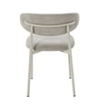 thumbnail image 4 of Ingram Light Gray Upholstered Side Chair Set of 2, Modern Dining Chairs with Padded Seat and Back, 4 of 7
