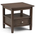 thumbnail image 6 of Simpli Home Warm Shaker Solid Wood 20 inch Wide Transitional End Table in Fog Grey, 6 of 13