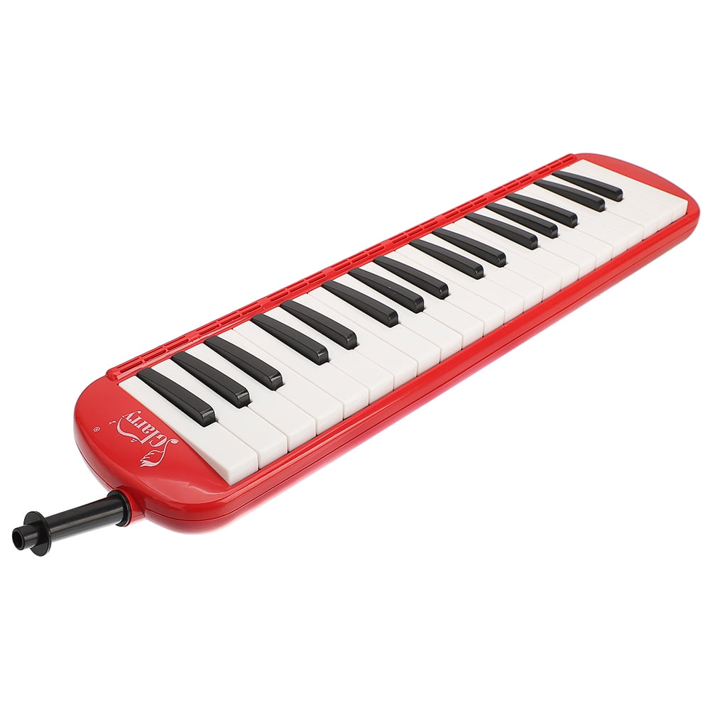 32Key Electric Organ Melodica, Piano Keys Melodica w/ Mouthpiece & Hose & Bag, Keyboard Organ