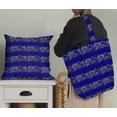 thumbnail image 5 of Soimoi Blue Cotton Voile Fabric Lace Border Abstract Print Fabric by the Yard 56 Inch Wide, 5 of 5