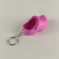 thumbnail image 3 of Mini Croc Keychain Rubber Slipper Key chain Shoe For Women And Girls, 3 of 4
