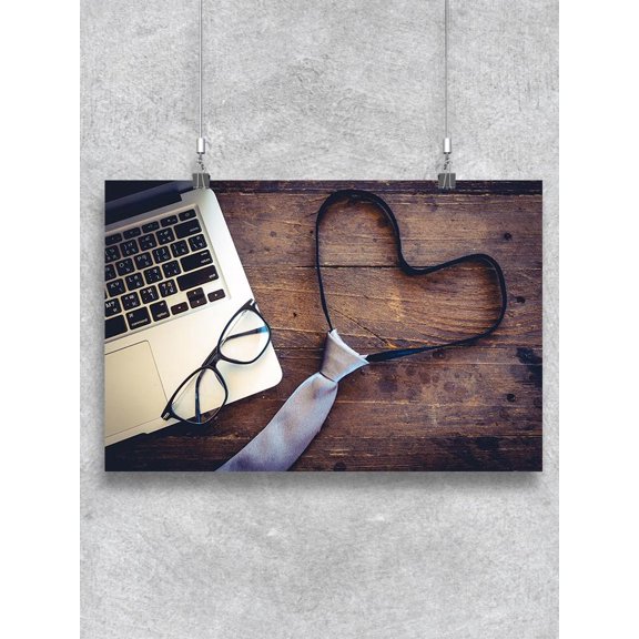 Tie Love Heart And Lens Poster -Image by Shutterstock