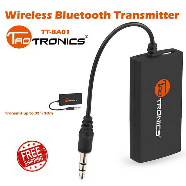 Versterken Zenuwinzinking helpen TaoTronics BA01 Wireless Bluetooth Transmitter Connected to 3.5mm Audio  (OPEN BOX) SB22 - Walmart.com