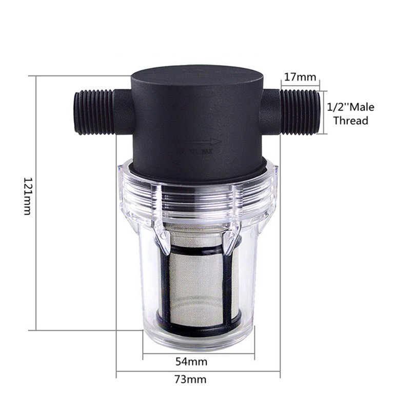 Water Pump Mesh Strainer 1/ Filter Pipe Strainer f Watering 10