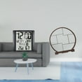 thumbnail image 2 of Reloj de pared digital moderno con soporte de madera. Reloj de escritorio versátil y organizador de estantes de para la decoración del, 2 of 8