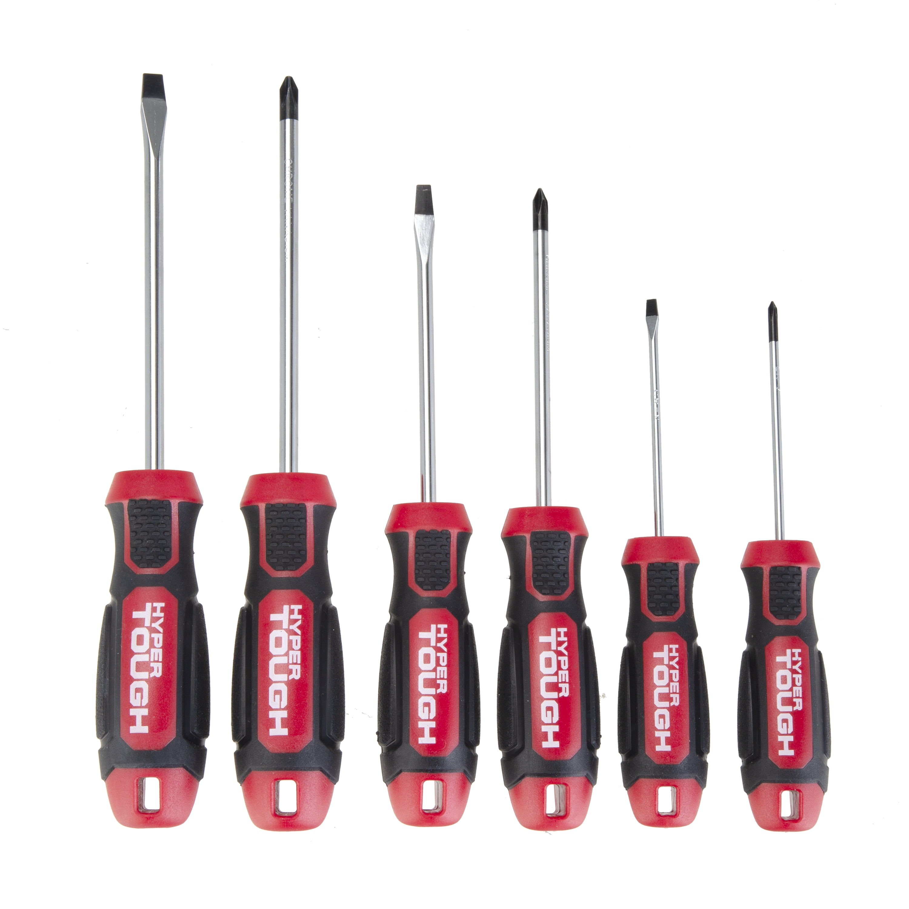 Hyper Tough 6 pc Screwdriver Set