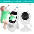 thumbnail image 4 of Babyphone sans fil 2,4 GHz, fonction musicale, moniteur de température, vidéo, prise 100-240 V EU, 4 of 4