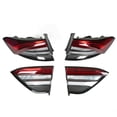 thumbnail image 3 of Car LED  Light, Clear Visibility Shock Proof 1 Pair Waterproof Facelift Style LED Tail Light Assembly Red Housing  For Vehicle, 3 of 8
