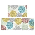 thumbnail image 3 of MeyJey Anti Fatigue Kitchen Rugs and Mats, 2 PCS Non-Slip Waterproof Runner Rug and Mat Set, White/Yellow/Red, 3 of 10