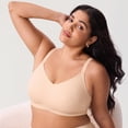 thumbnail image 5 of DELIMIRA Inbarely Lift Wireless Full Coverage Bras, Unlined, Plus Size, Seamless, Everyday Bralette, for Women, 5 of 5