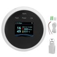 thumbnail image 1 of Alarma de gas combustible WiFi Detector de fugas de gas natural metano Advertencia de luz sonora para enchufe Tuya 100-240VUK, 1 of 5